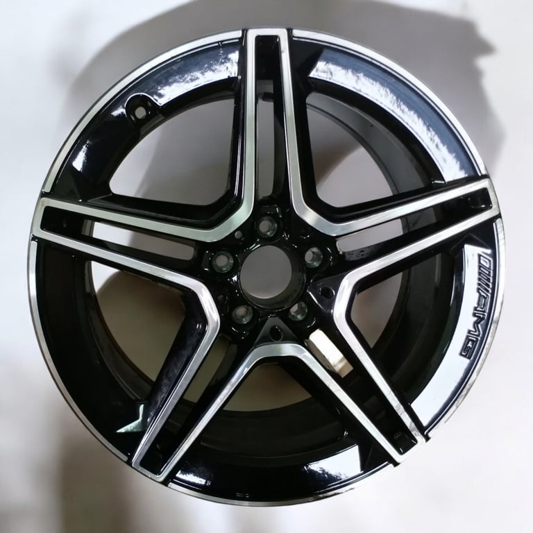1x Alufelge 19 Zoll 8.0" 5x112 38ET Schwarz A2534015300 Mercedes-Benz Glc FEL7441384787xu