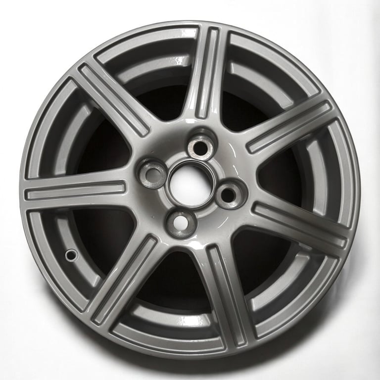 1x Alufelge 15 Zoll 5.5" 4x100 45ET Glanz Silber PZ405B0670 Toyota Yaris
