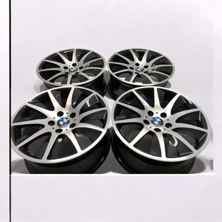 4x Alufelge 18 Zoll 8.0" 5x120 30ET Glanz Silber 6790173 BMW F11 F10 Rim Wheel FEL5965831753km