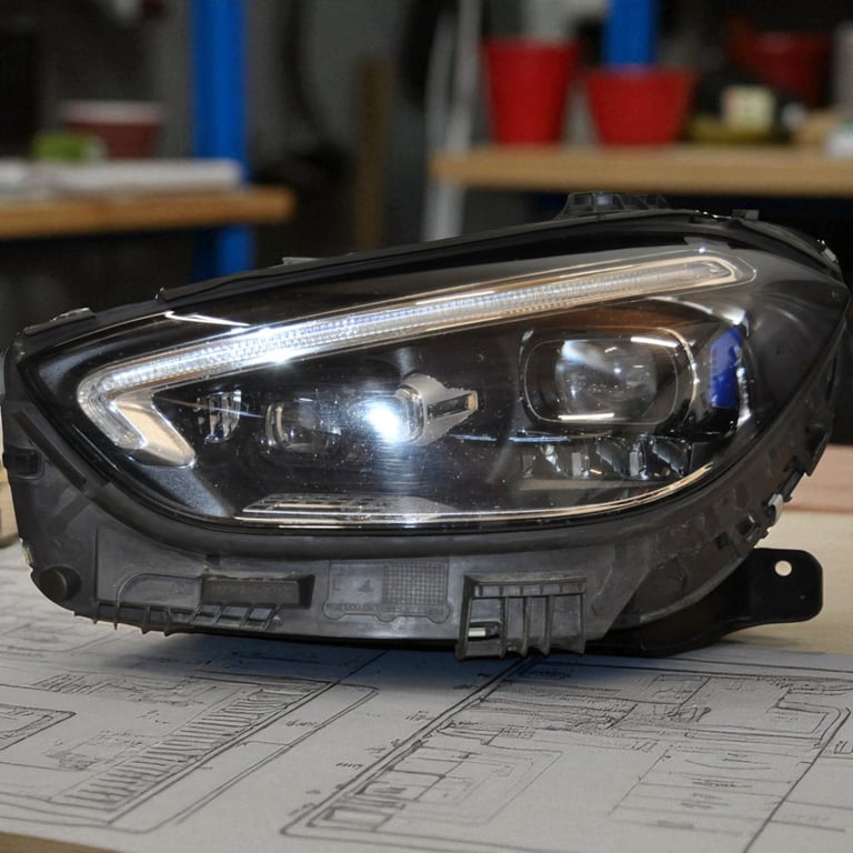 Frontscheinwerfer Mercedes-Benz W206 A2069062903 Full LED Links Headlight SCH6298448669xf