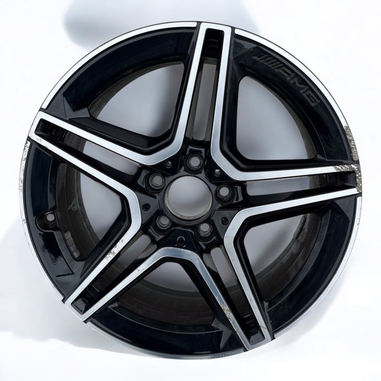 1x Alufelge 18 Zoll 7.5" 5x112 49ET Glanz Schwarz A1774011500 Mercedes-Benz W177 FEL2885216772dz