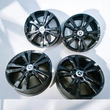 Load image into Gallery viewer, 4x Alufelge 18 Zoll 7.5&quot; 5x112 44ET Schwarz A2054012802 Mercedes-Benz Rim Wheel