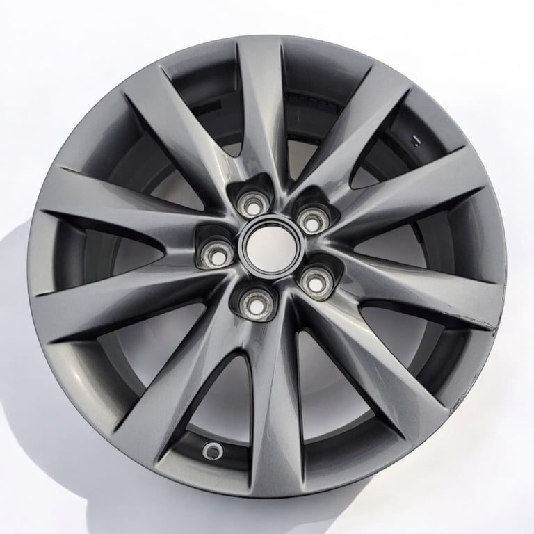 1x Alufelge 17 Zoll 7.5" 5x114.3 50ET Glanz Grau 9965167570 Mazda 6 Rim Wheel