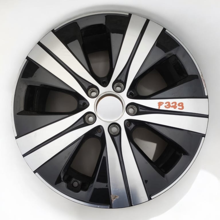 1x Alufelge 17 Zoll 7.0" 5x112 44 5ET Glanz Schwarz A2064014100 Mercedes-Benz