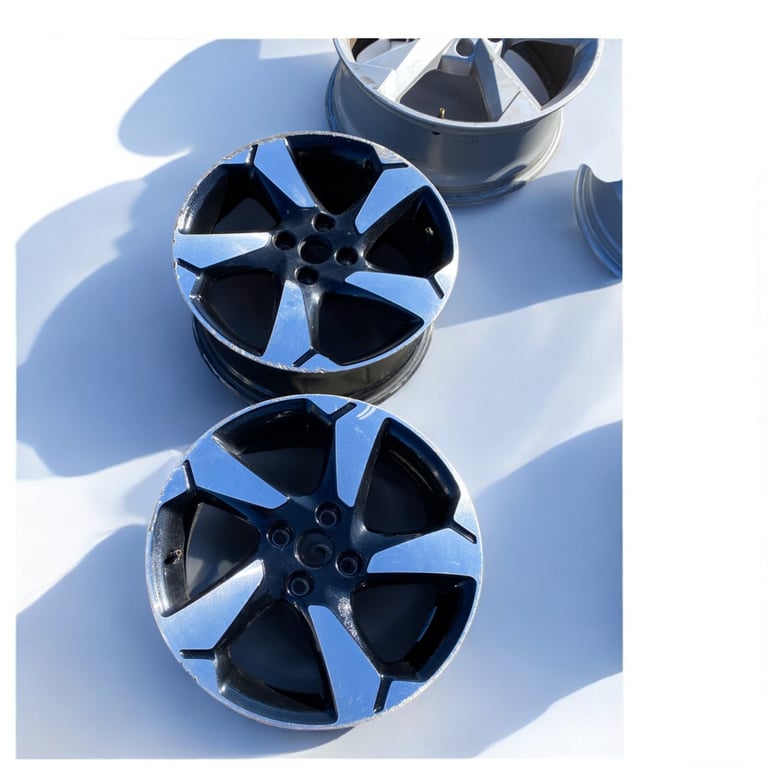 1x Alufelge 17 Zoll 7.0" 4x108 42,5ET Glanz Schwarz J1BC-1007-D1A Ford Fiesta