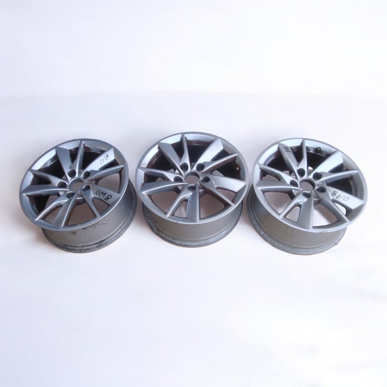 3x Alufelge 16 Zoll 7.0" 5x112 35ET Glanz Silber 8W0601025B Audi A4 Rim Wheel FEL4112404288ow