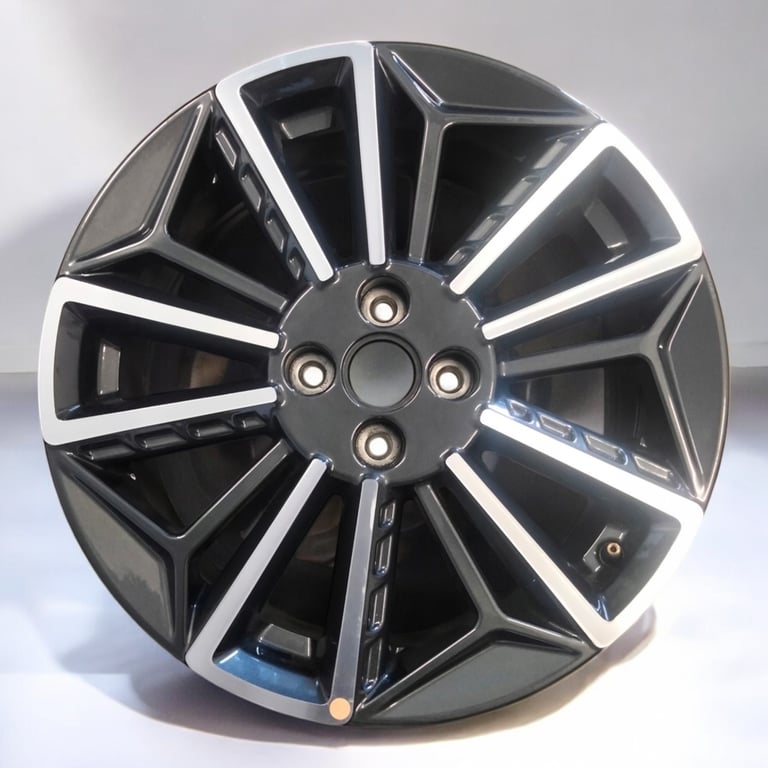 1x Alufelge 17 Zoll 7.0" 4x100 54ET Schwarz 52910-Q0500 Hyundai I20 Iii