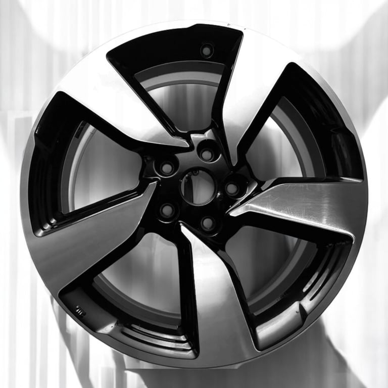 1x Alufelge 18 Zoll 7.0" 5x114.3 40ET Glanz Schwarz N6480114 Nissan 1 Rim Wheel