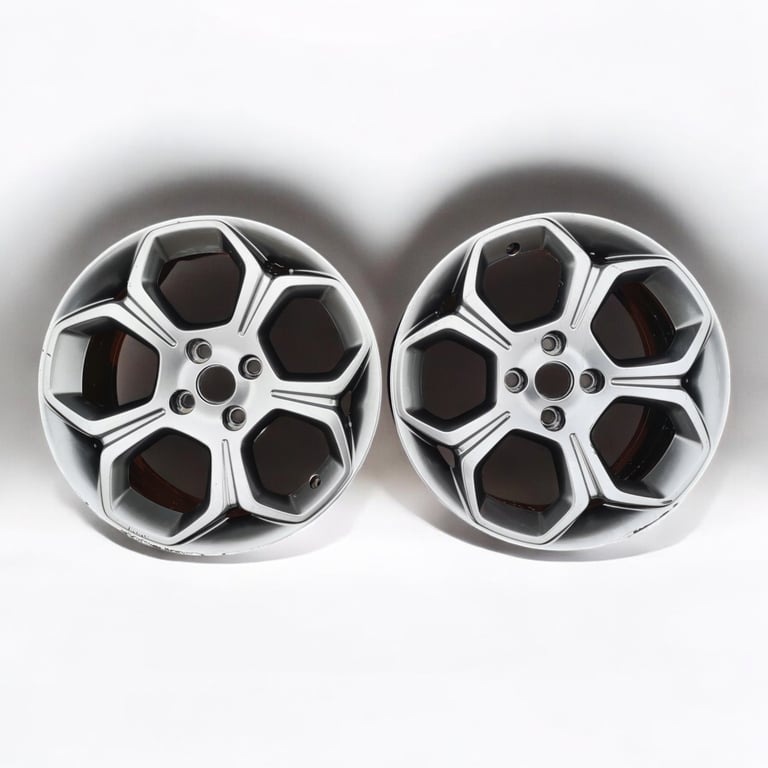 1x Alufelge 17 Zoll 7.0" 4x108 37,5ET Glanz Graphit Ford Fiesta Ecosport