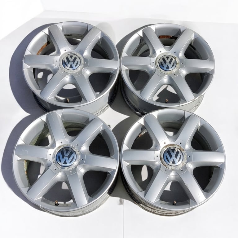 4x Alufelge 17 Zoll 7.5" 5x120 55ET Glanz Silber 7L6601025 VW Touareg Rim Wheel FEL5520925816jr