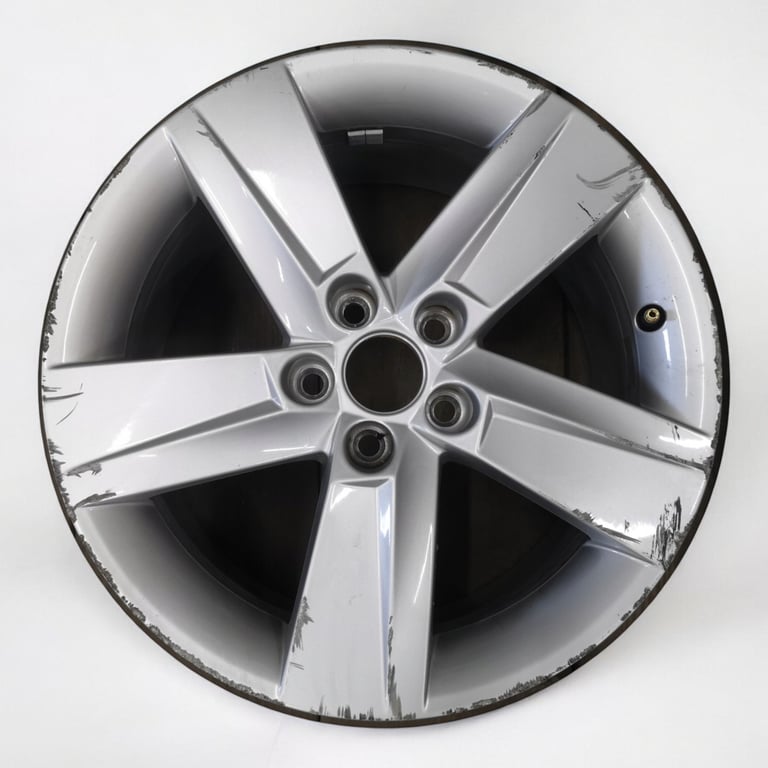 1x Alufelge 16 Zoll 7.0" 5x100 46ET Glanz Silber 6V0601025 Skoda Rim Wheel FEL8270941745an