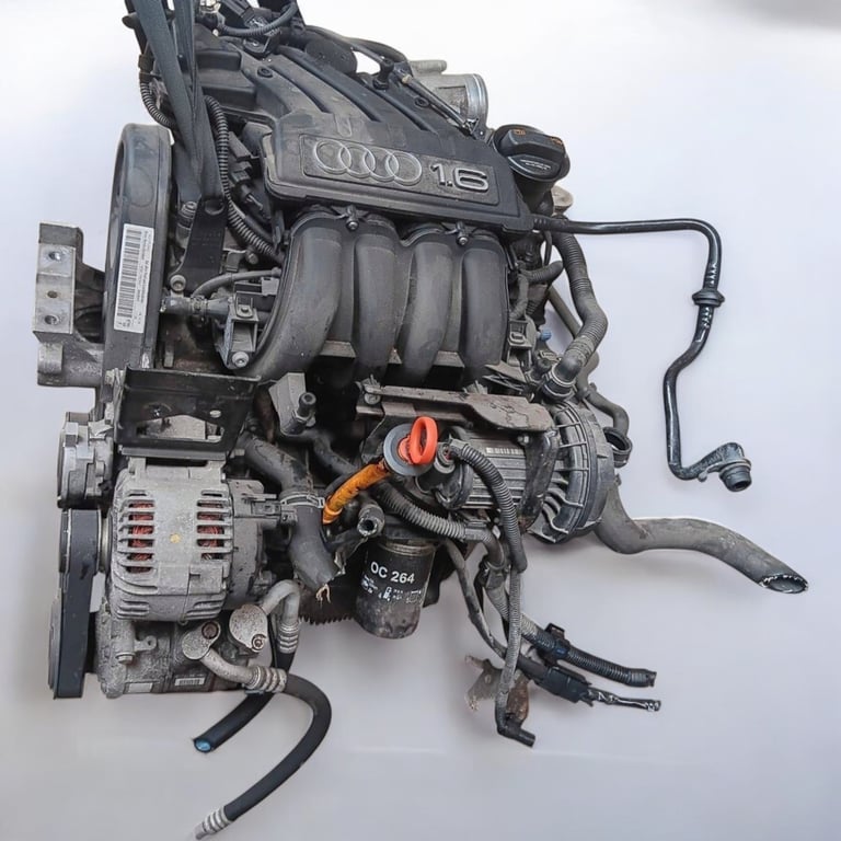 Motor Audi BSE 1.6 MPI 102PS 75kW 2008 Benzin Engine Unkomplett