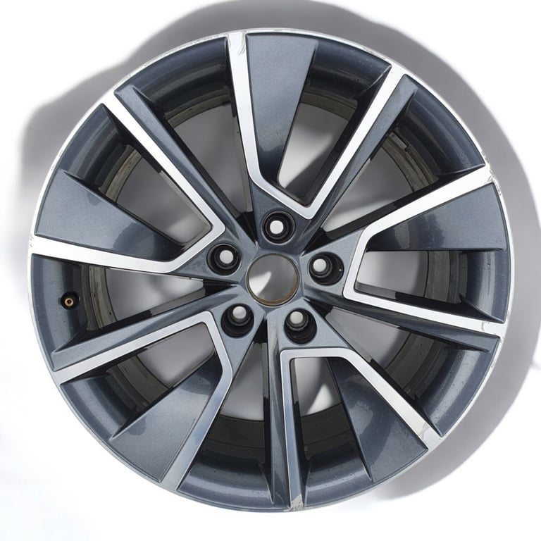1x Alufelge 18 Zoll 7.5" 5x112 43ET 5E0601025BK Skoda Octavia Iii Rim Wheel