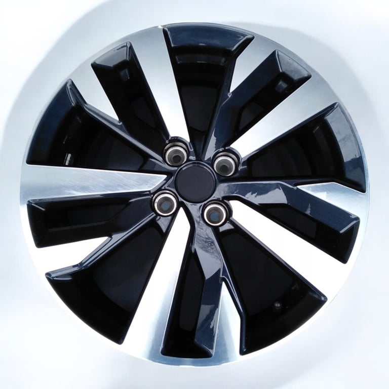 1x Alufelge 17 Zoll 6.5" 4x100 50ET Glanz Graphit AC4CH-T6 Nissan Micra K14