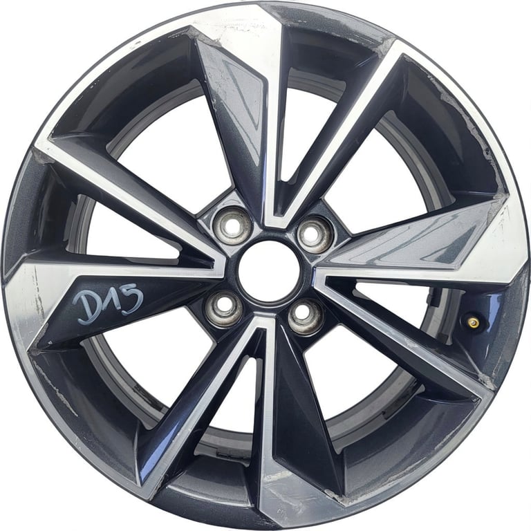 1x Alufelge 16 Zoll 6.0" 4x100 43ET 1ST601025K Seat Mii Citigo Up Rim Wheel FEL8753587537ea