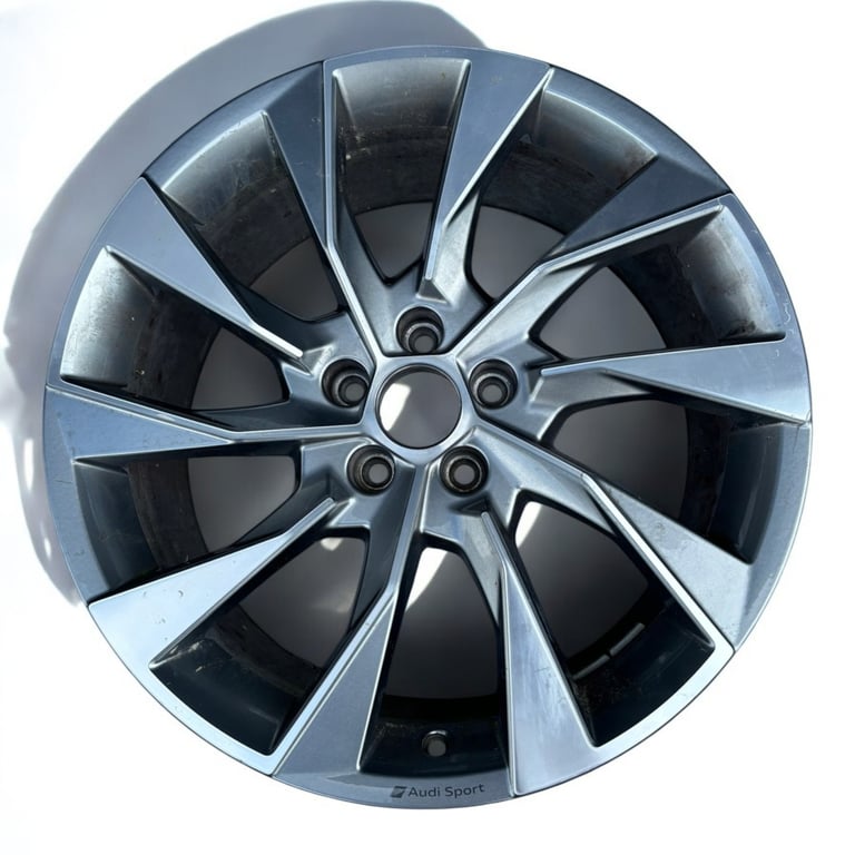 1x Alufelge 19 Zoll 8.0" 5x112 40ET Glanz Grau 8W0601025EL Audi A4 B9 Rim Wheel FEL8833324215dz