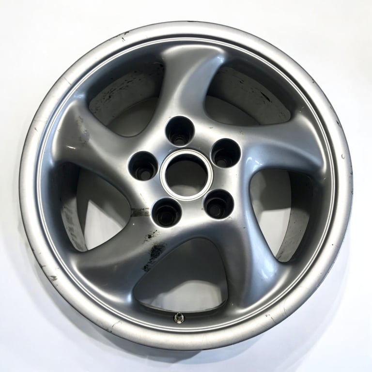 1x Alufelge 17 Zoll 9.0" 5x130 47ET Silber 461907 Porsche Rim Wheel