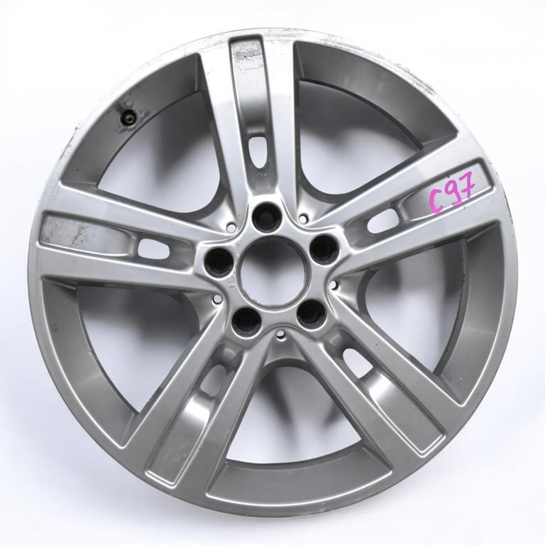1x Alufelge 18 Zoll 8.0" 5x112 60ET Glanz Silber A1644015702 Mercedes-Benz W164 FEL8737819501lw