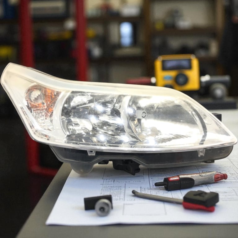 Frontscheinwerfer Citroën C4 I 9646893880 Ein Stück (Rechts oder Links)