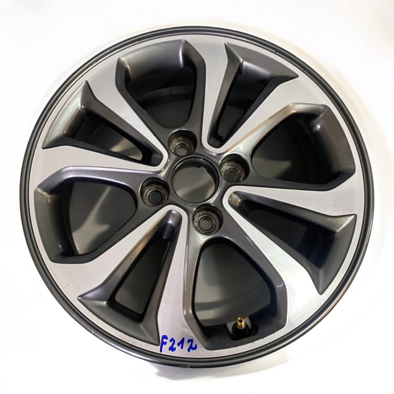 1x Alufelge 15 Zoll 6.0" 4x100 47ET Glanz Grau 52910-C8800 Hyundai I10 Mg