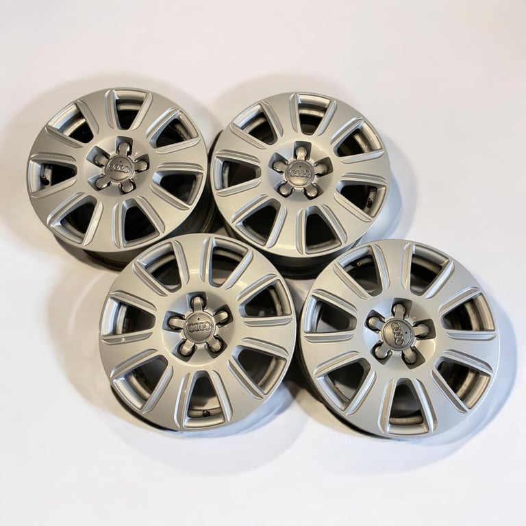 4x Alufelge 16 Zoll 6.5" 5x112 33ET Glanz Silber 8U0601025 Audi Q3 Rim Wheel FEL5305459063eg