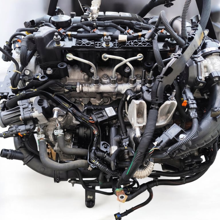 Motor Peugeot 208 I YH01 10Q3BF 1.5 HDI 91TKm 2019 Diesel Engine Komplett