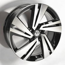 Load image into Gallery viewer, 4x Alufelge 18 Zoll 7.0&quot; 5x100 39ET Glanz Schwarz 2GM601025 VW T-Cross Rim Wheel