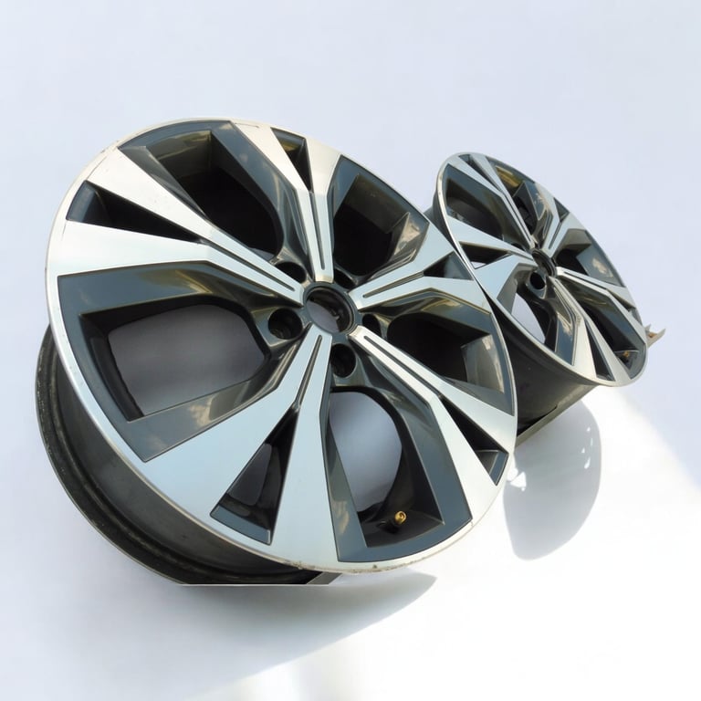 1x Alufelge 18 Zoll 7.0" 5x112 45ET Glanz Silber 575601025E Mg Ateca Rim Wheel