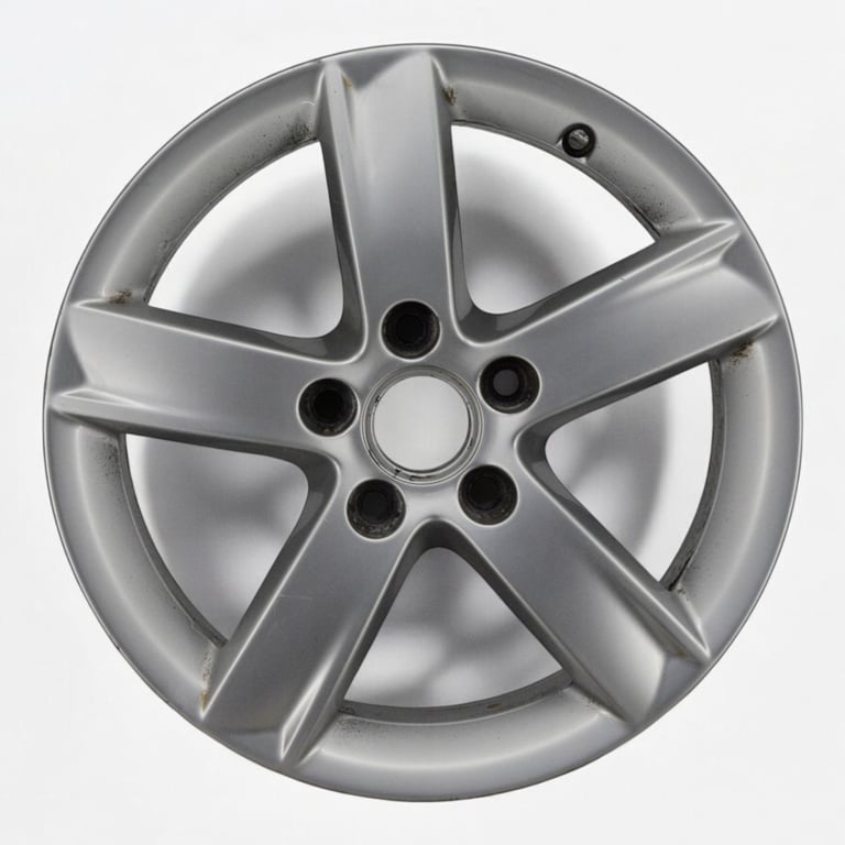 1x Alufelge 16 Zoll 6.0" 5x112 50ET Glanz Silber 8P0071496G Audi Rim Wheel