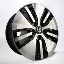Laden Sie das Bild in den Galerie-Viewer, 4x Alufelge 16 Zoll 6.5" 5x112 46ET Glanz Schwarz 5GE601025 VW Golf Rim Wheel FEL6308916914ws
