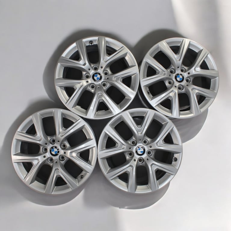4x Alufelge 17 Zoll 6.5" 5x112 39ET Glanz Silber 6856076 BMW F39 X1 F48 FEL7055351785ku
