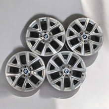 Laden Sie das Bild in den Galerie-Viewer, 4x Alufelge 17 Zoll 6.5" 5x112 39ET Glanz Silber 6856076 BMW F39 X1 F48 FEL7055351785ku