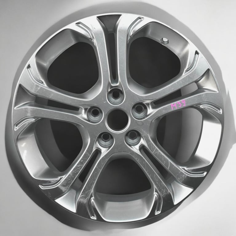 1x Alufelge 17 Zoll 6.5" 5x105 44ET Glanz Silber 95429922 42622153 Opel Ampera