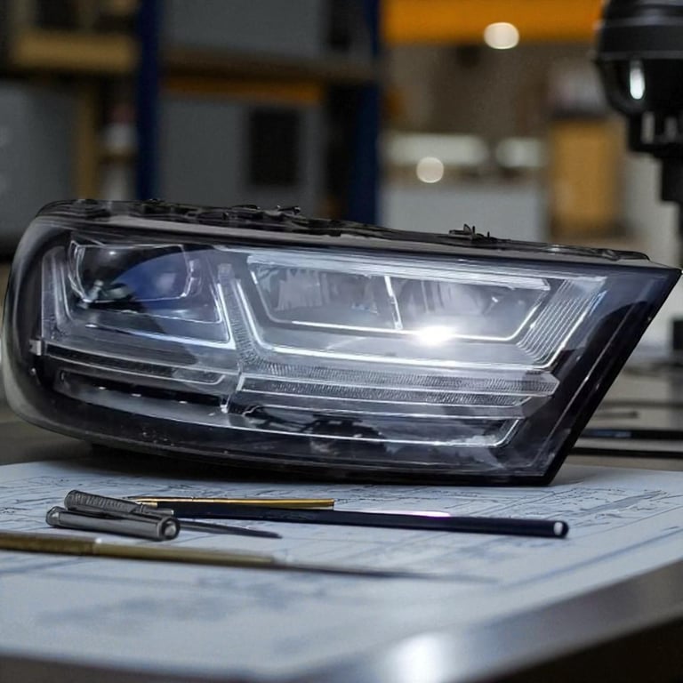 Frontscheinwerfer Audi Q7 4M0941033B Rechts Scheinwerfer Headlight