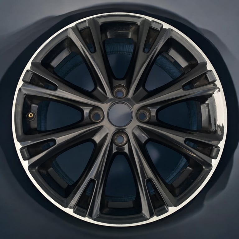 1x Alufelge 17 Zoll 7.0" 4x108 47,5ET Glanz C1BC-MA Ford Fiesta Rim Wheel