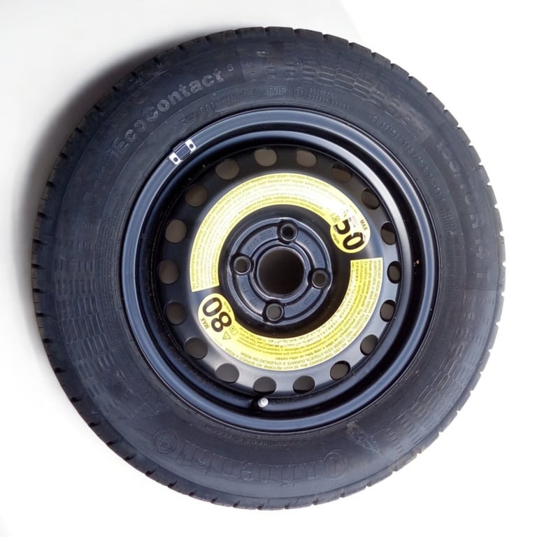 1x Alufelge 14 Zoll 5.0" 4x100 1S0601027G Vw Rim Wheel