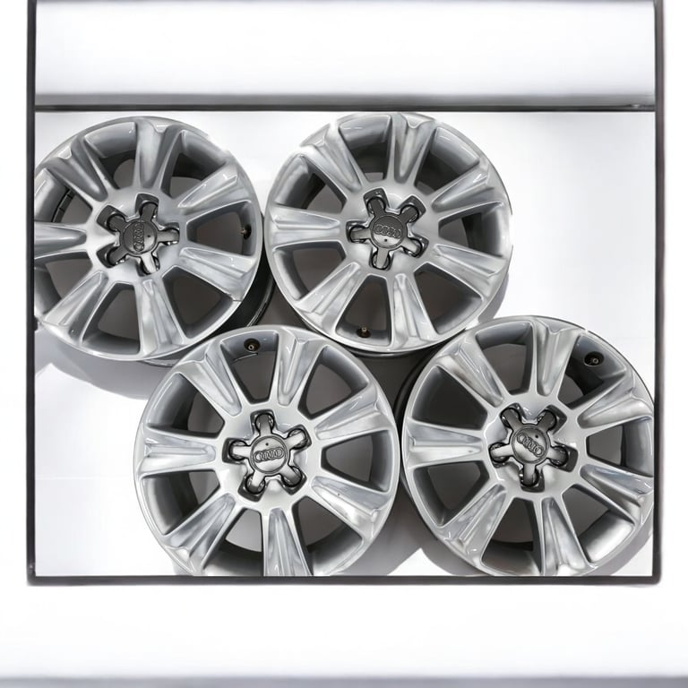 4x Alufelge 15 Zoll 6.5" 5x100 34ET Glanz Silber 8X0601025 Audi A1 Rim Wheel FEL2796721013tg