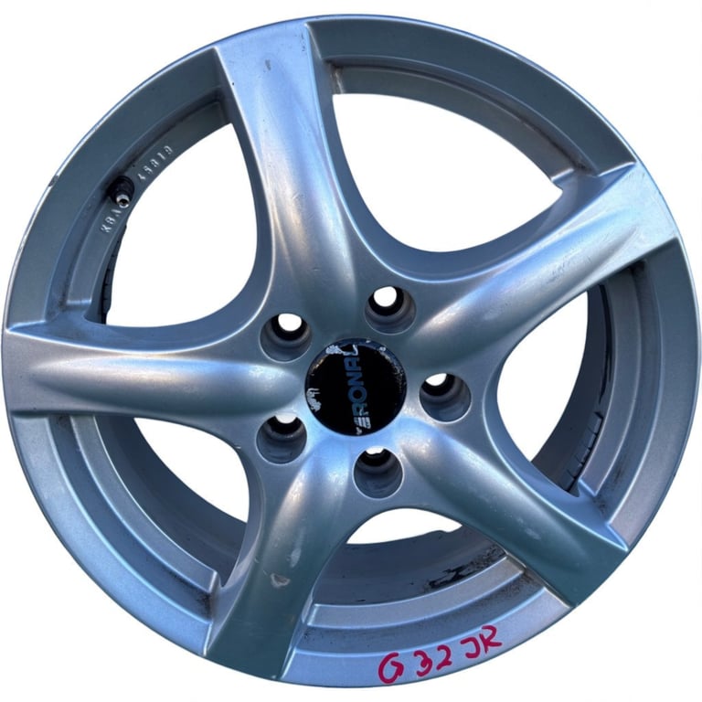 1x Alufelge 16 Zoll 6.5" 5x112 50ET KBA45819 Audi A4 A3 Golf Rim Wheel