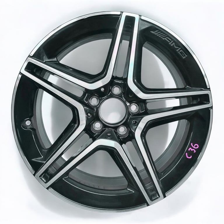 1x Alufelge 18 Zoll 7.5" 5x112 49ET A1774011500 Mercedes-Benz Cla C118 Rim Wheel