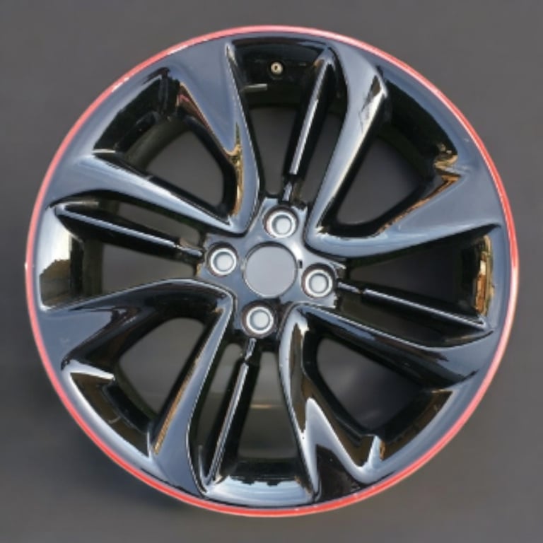 1x Alufelge 17 Zoll 7.0" 4x100 44ET OP035K3 Opel Corsa Rim Wheel