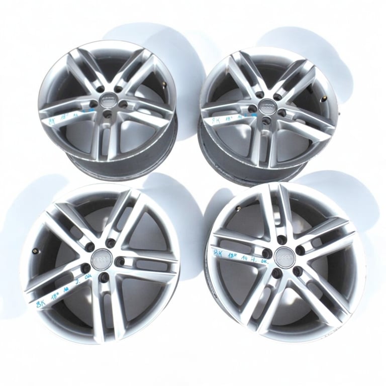4x Alufelge 18 Zoll 8.0" 5x112 39ET Glanz Silber 4G0601025BL Audi C7 A4 B8 FEL7133535828ss