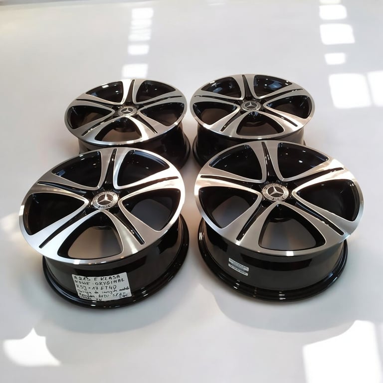 4x Alufelge 17 Zoll 7.5" 5x112 40ET Glanz Silber A2134011200 Mercedes-Benz W213 FEL2335830718dy