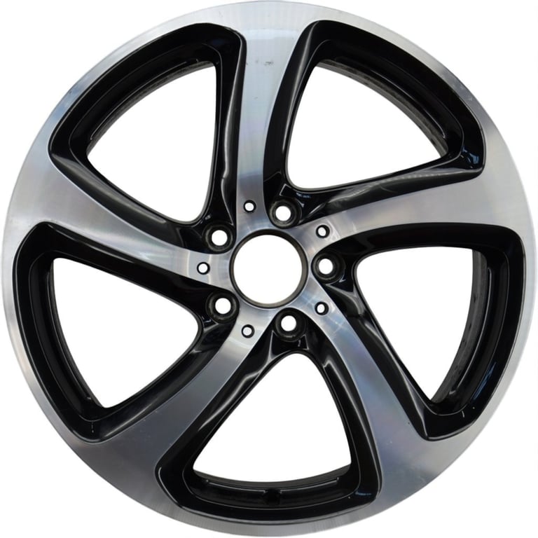 1x Alufelge 18 Zoll 8.0" 5x112 43ET Glanz Schwarz A2134013200 Mercedes-Benz FEL1057044363cl