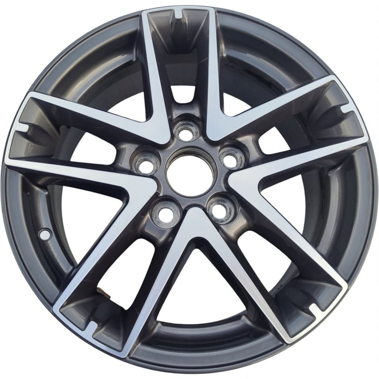 1x Alufelge 16 Zoll 6.5" 5x114.3 45ET 42611-YY500 Toyota Corolla Rim Wheel