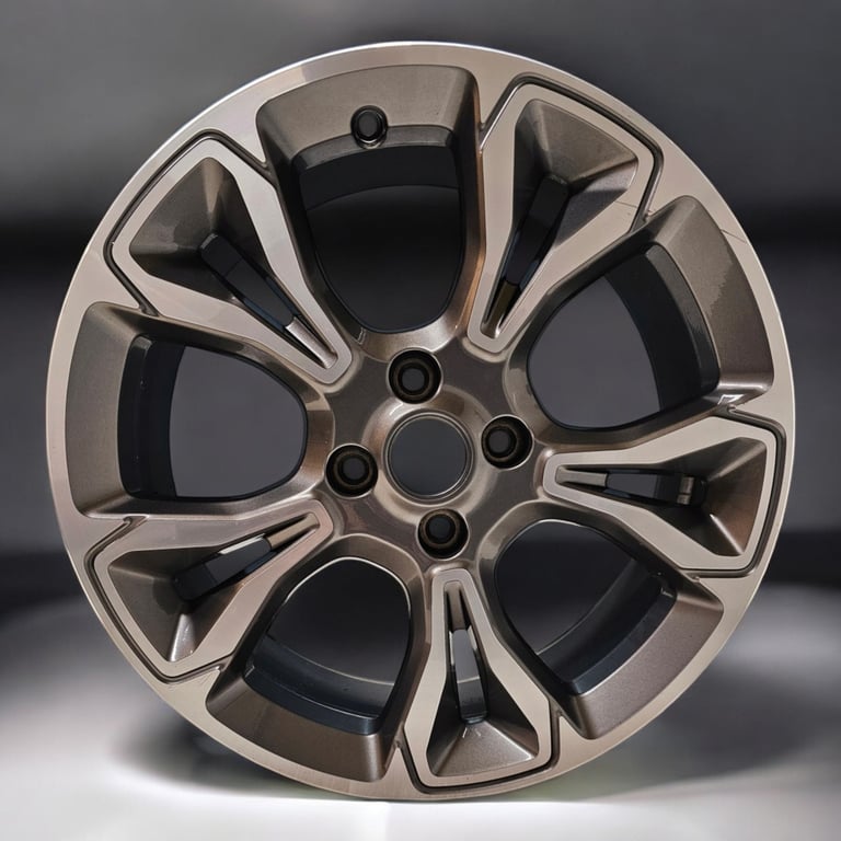 1x Alufelge 18 Zoll 7.0" 4x108 47 5ET Glanz Graphit H1BJ-1007-E1 Ford Fiesta Mg