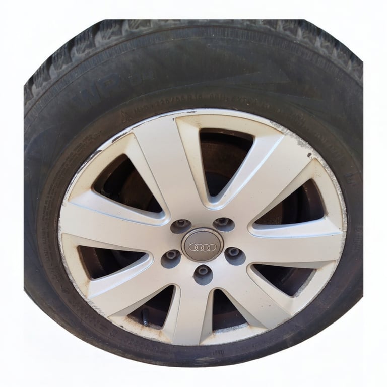 1x Alufelge 16 Zoll 7.5" 5x112 45ET Glanz Silber Audi Rim Wheel FEL7971305780dx