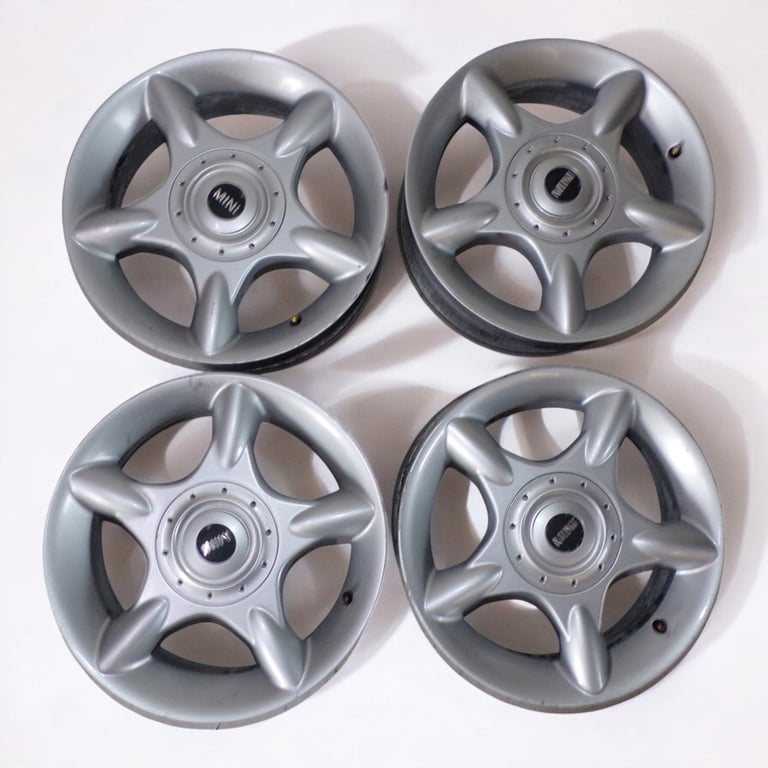4x Alufelge 16 Zoll 6.5" 4x100 Mini Rim Wheel