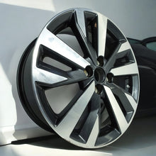 Load image into Gallery viewer, 1x Alufelge 17 Zoll 6.5&quot; 4x100 50ET Glanz Graphit AC4CH-T6 Nissan Micra V Clio