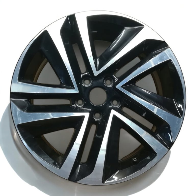 1x Alufelge 18 Zoll 7.0" 5x112 43ET Glanz Schwarz 5FJ601025 Seat Tarraco