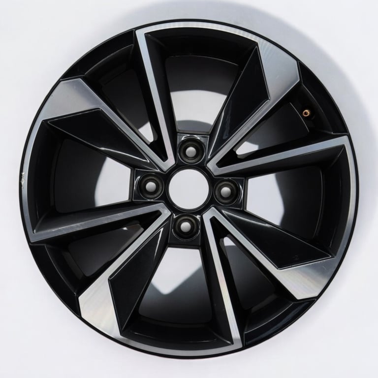 1x Alufelge 16 Zoll 6.0" 4x100 43ET Glanz Graphit 1ST601025L Mg Citigo Rim Wheel